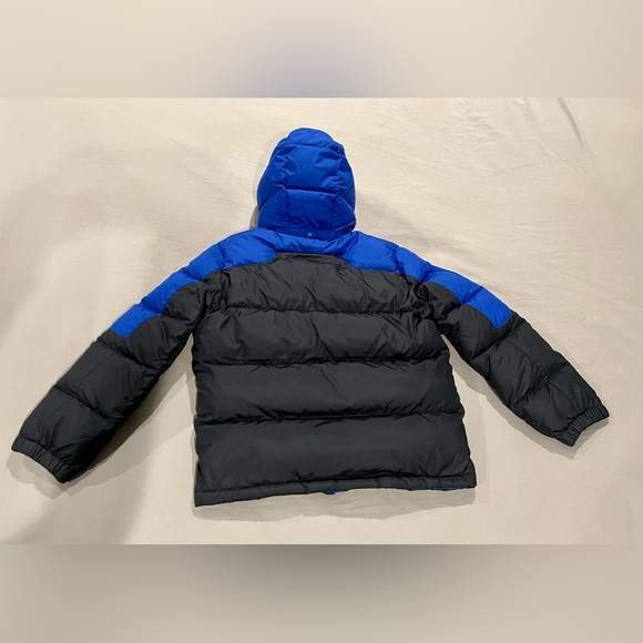 NEW Ralph Lauren Black/Royal Blue Down Jacket (BOY) - Picture 2 of 5